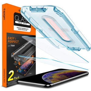 spigen full coverage tempered glass screen protector