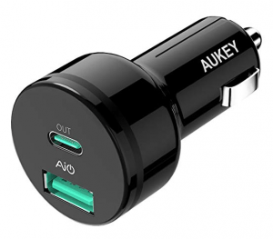 aukey usb-c car charger