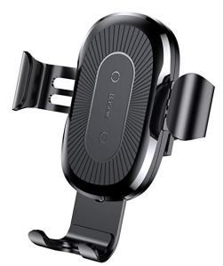 baseus qi wireless charging phone mount