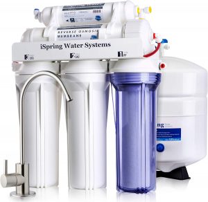 iSPring RCC7 Under Sink 5-Stage Reverse Osmosis Drinking Filtration System