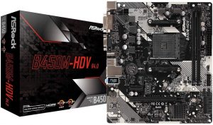 ASRock B450M-HDV Gaming Motherboard
